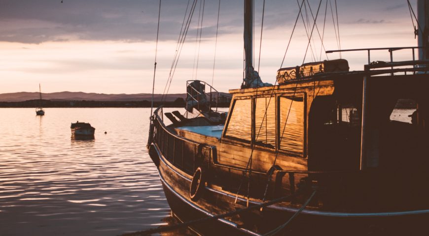 traveling by boat