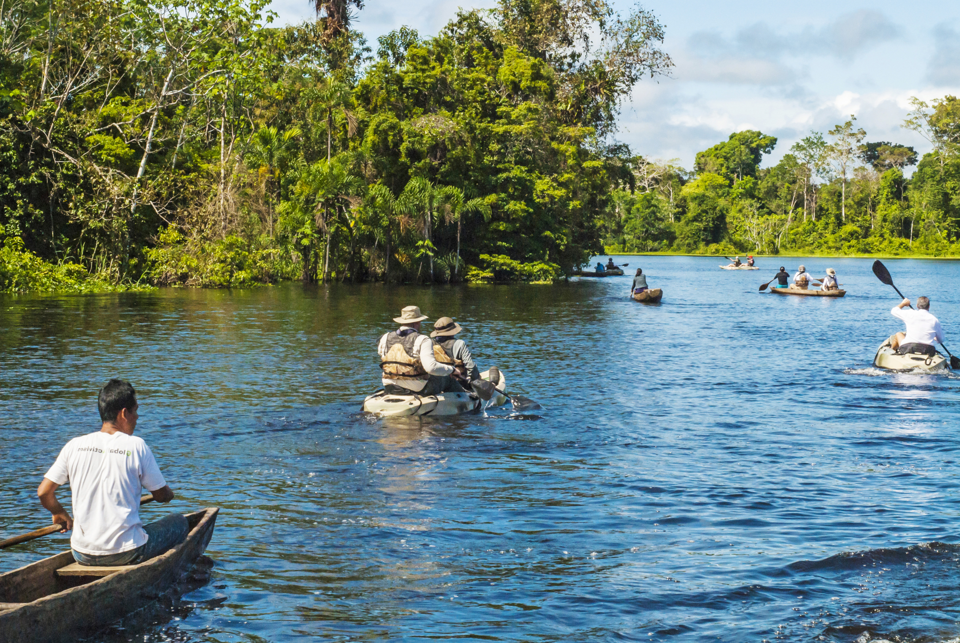 Rainforest in Brazil - Jungle Cruise on the  River 